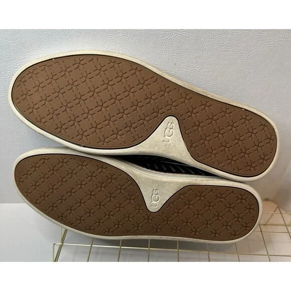 UGG Sammy Breeze Slip On Trainers Black Sneakers Womens Size 7.5 - Picture 4 of 7